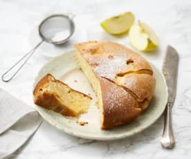 Gâteau aux pommes et au lait concentré