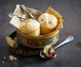 Fondant mousseux à la pâte à tartiner chocolat-noisette