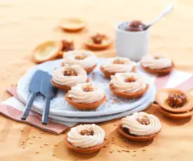 Douceur ardéchoise, mini-tartelettes à la crème de marron