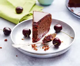 Gâteau au chocolat aux cerises