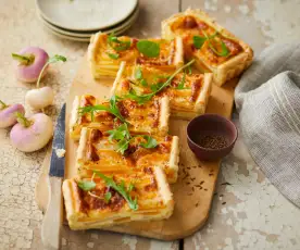 Tarte au navet et au cantal