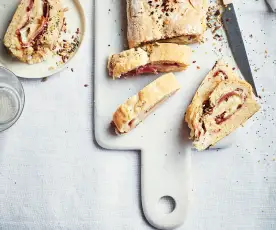 Baguette roulée aux graines