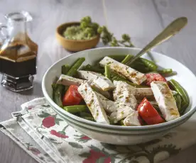 Salade de dinde et haricots verts