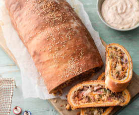 Bacon Cheeseburger Garbage Bread