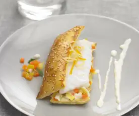 Feuilleté de poisson aux vapeurs d'agrumes