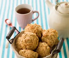 Scones integrais com ervas aromáticas