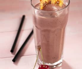 Chocolate Cherry Banana Smoothie