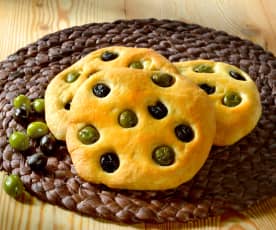 Focaccia aux olives