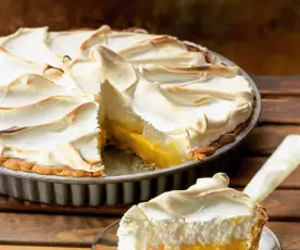 Tarte meringuée au citron