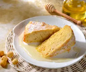 Focaccia sucrée à la noisette