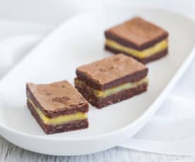 Layered chocolate orange slice