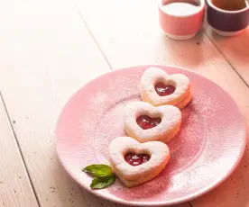 Galletas corazón