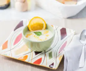 Crema de poro a la naranja