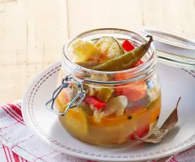 Verduras en escabeche