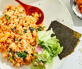 高纤辣味海苔菜饭