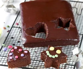 Gâteau chocolat et dragées chocolat
