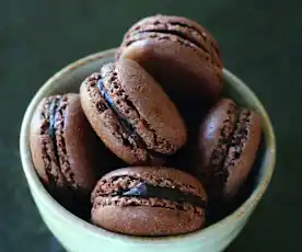 Chocolate Macarons