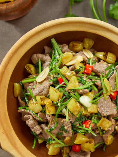 小炒黄牛肉