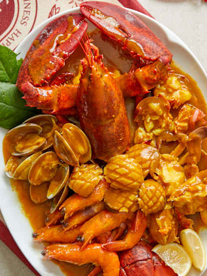 龙虾鲍鱼海鲜咖喱