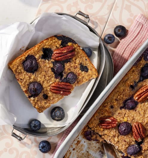 Baked Oats mit Heidelbeeren und Pecannüssen - Cookidoo™ – 美善品®电子食谱平台