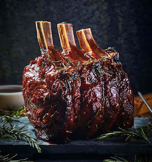 Prime Ribs mit Honig-Rosmarin-Glasur und Erdäpfelgratin - Cookidoo ...
