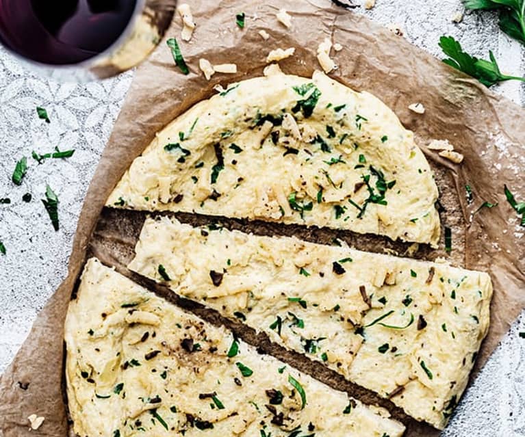 Omelette au cheddar à la truffe