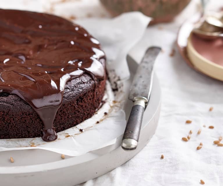 Bolo de chocolate vegan