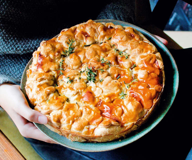 Tourte de pommes de terre au cantal