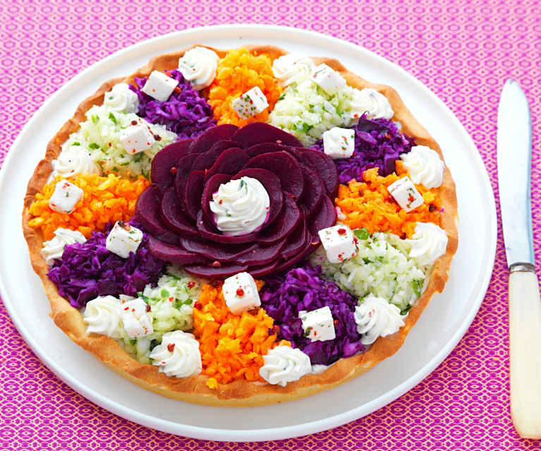 Tarte aux crudités Tarte aux crudités