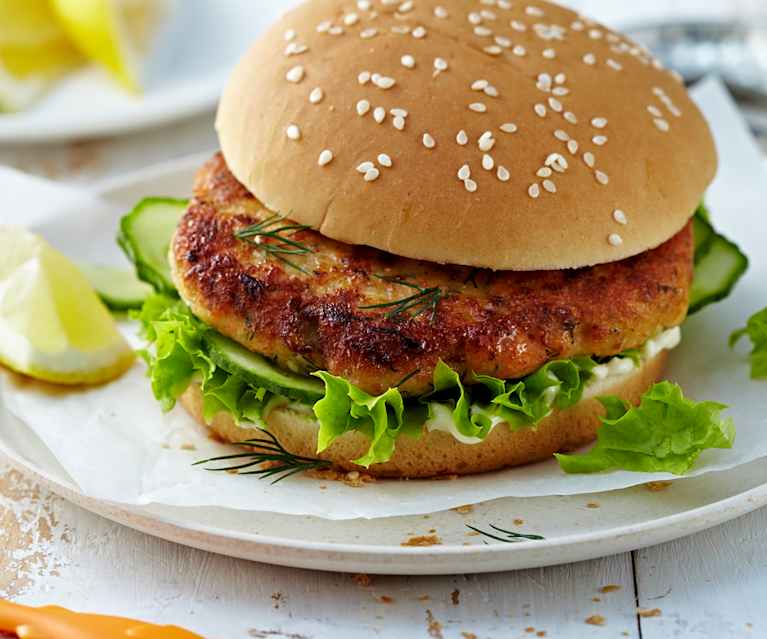 Burgers au saumon