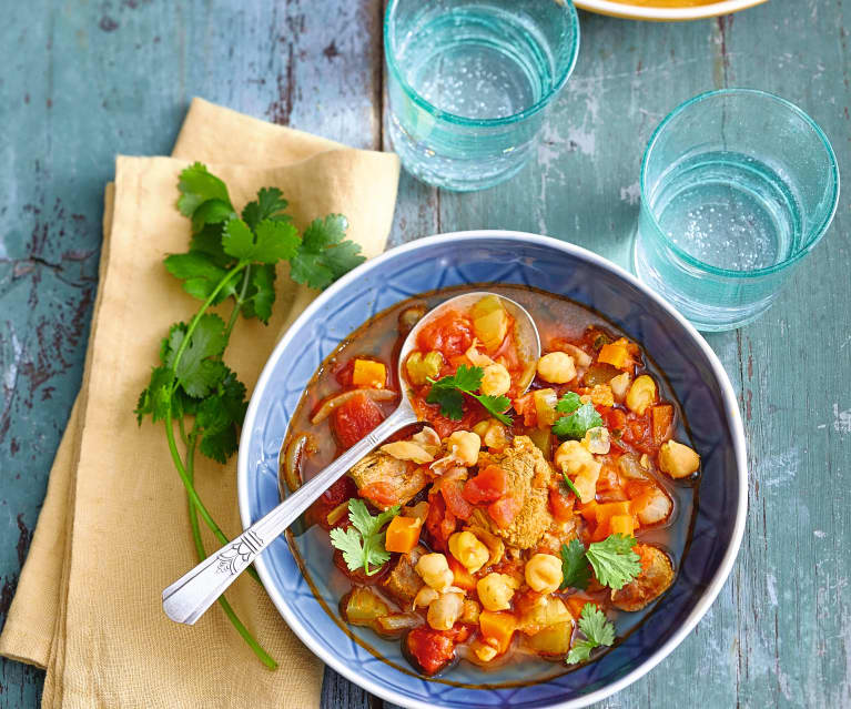 Harira (soupe à l'agneau et aux pois chiches)