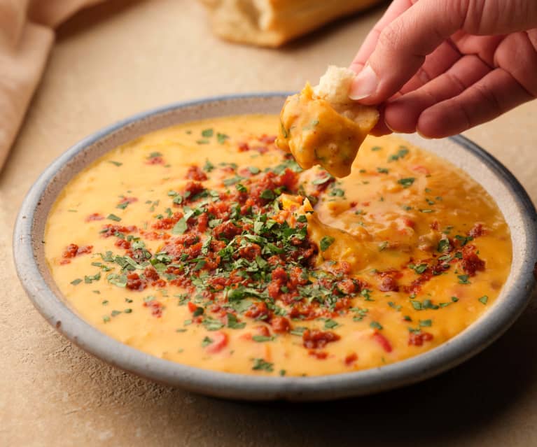 Queso Fundido with Chorizo 