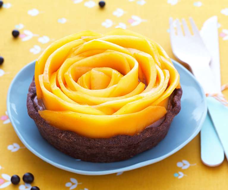 Tartelette à la mangue Tartelette à la mangue