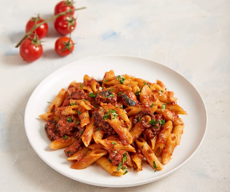 Penne al ragù di polpo