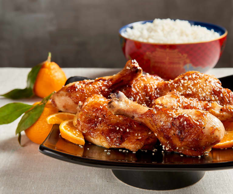 Chicken with Spiced Tangerine Sauce