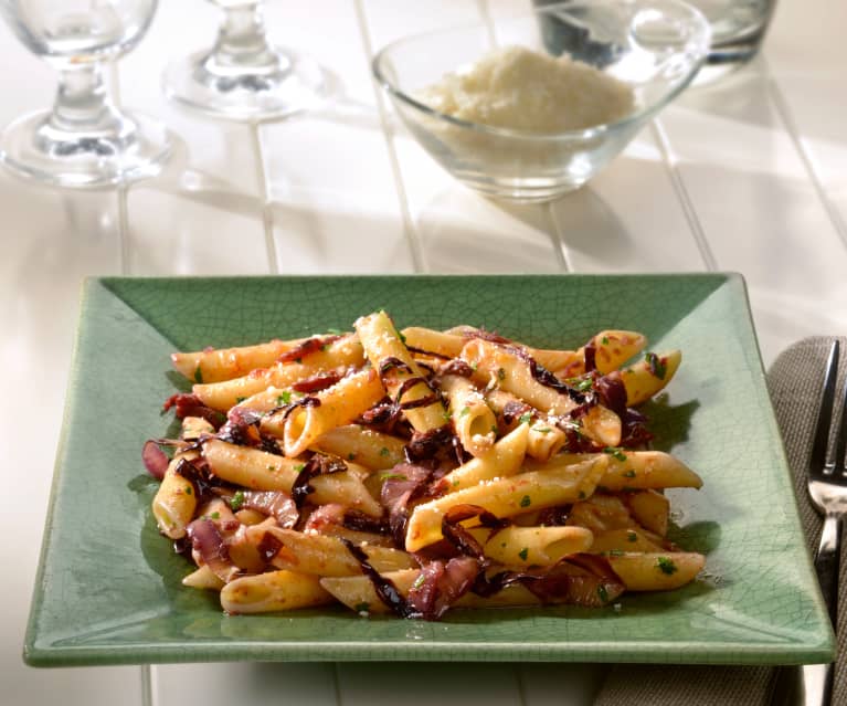 Penne Lisce mit Radicchio 