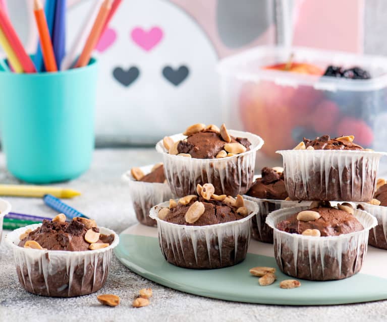Muffiny à la Snickers® z czekoladą i orzeszkami ziemnymi
