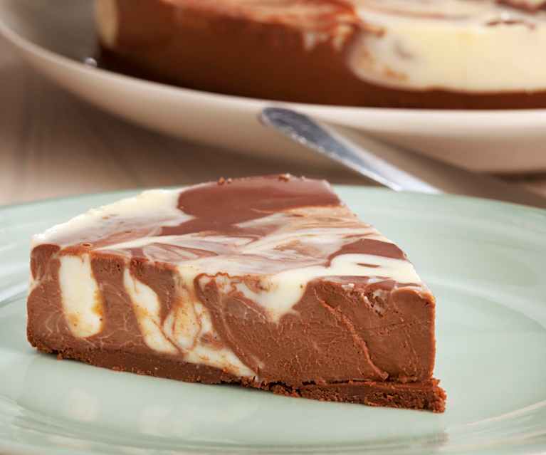 Cheesecake marbré non cuit Cheesecake marbré non cuit