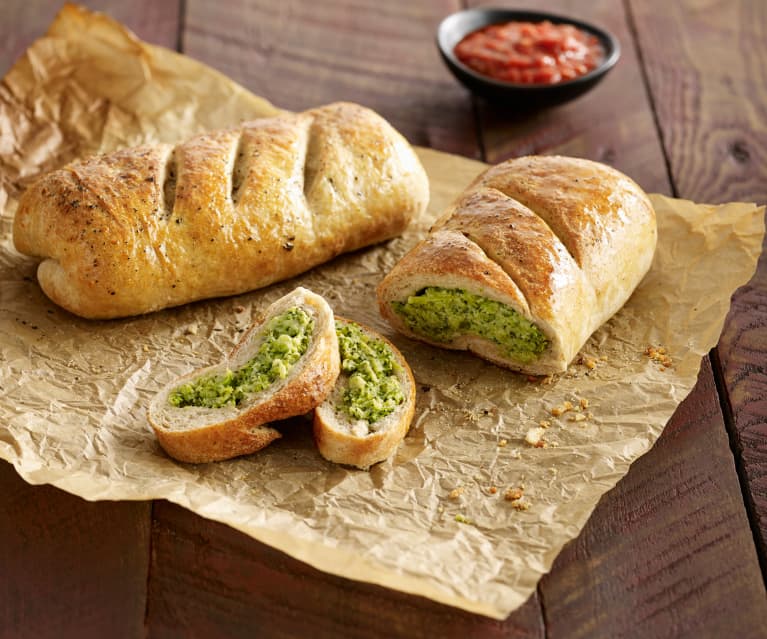 Broccoli and Cheese Stromboli 