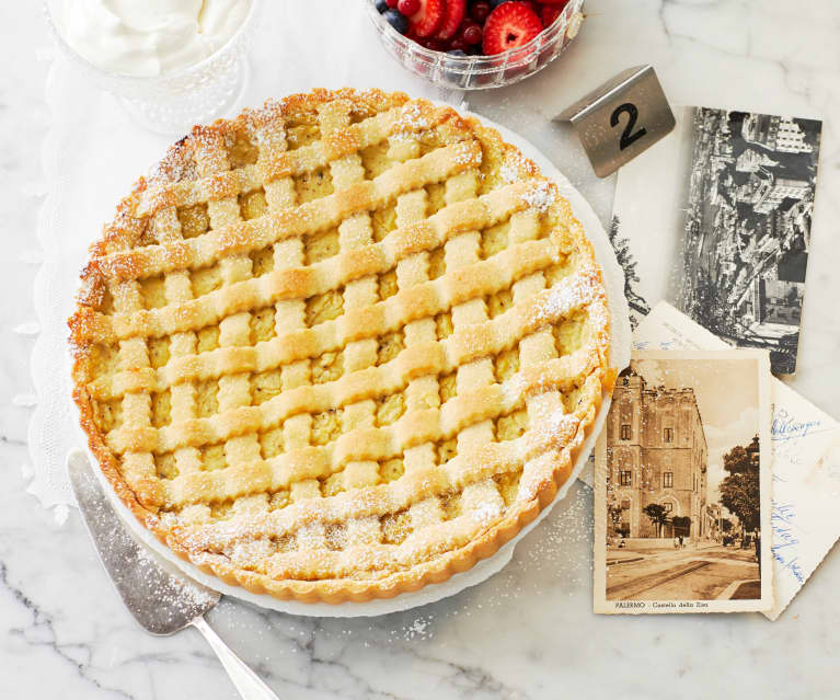 Crostata mit Vanillecreme