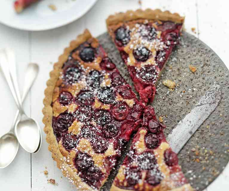 Tarte amandine aux cerises Tarte amandine aux cerises