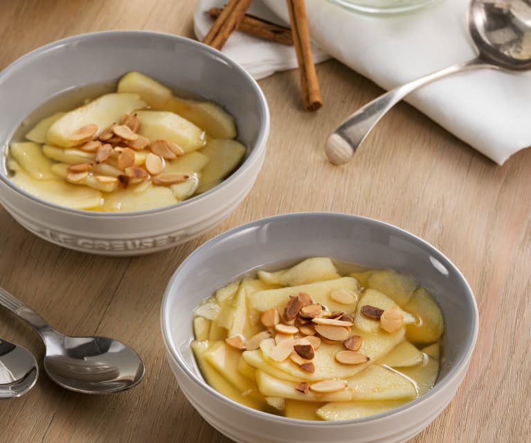 Postre de manzana con canela