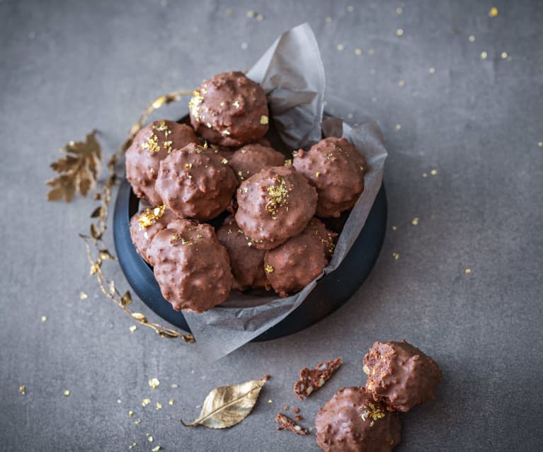 Rochers feuilletés au praliné