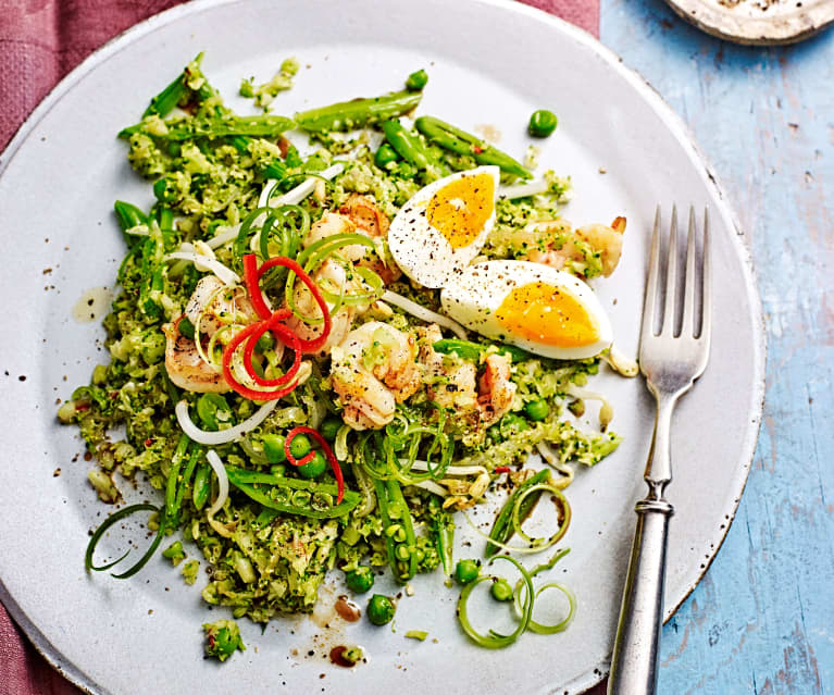 Prawn and broccoli fried rice (Diabetes)