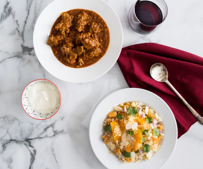 Lamb stew with couscous