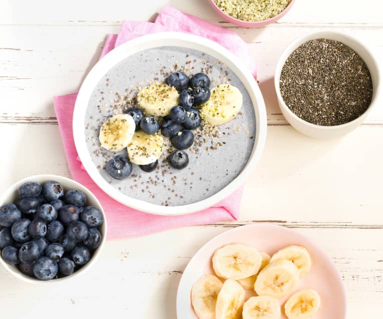 Blueberry Protein Smoothie Bowl