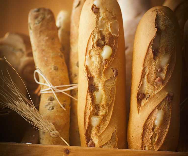 Baguette pancetta e provolone Baguette pancetta e provolone