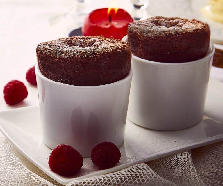 Soufflé cioccolato e arancia