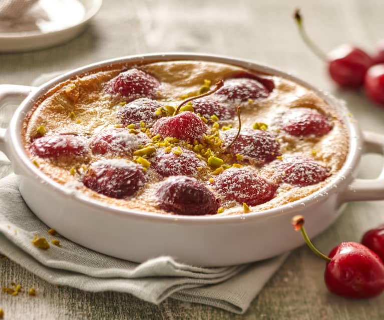 Clafoutis de cerezas (sin lactosa)