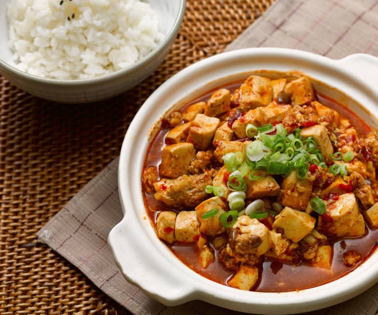 Stir-Fried Tofu in Hot Sauce